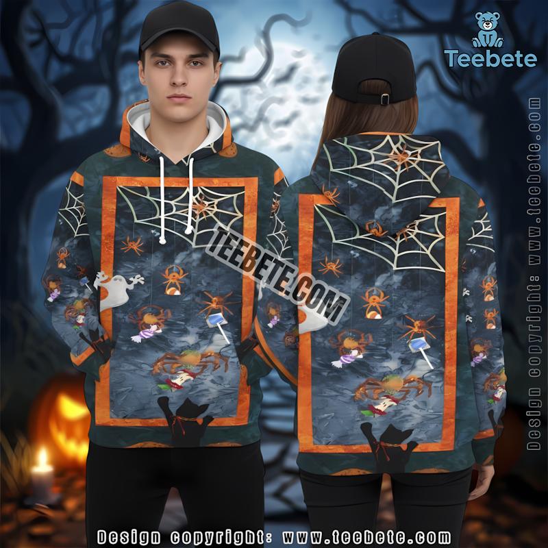 Jack Skellington Spacethemed Purple Halloween 3D Realistic Hoodie