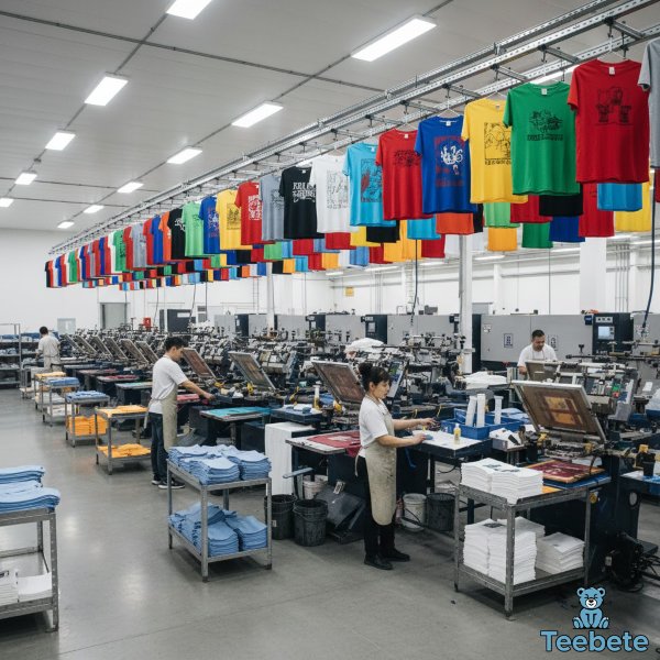 Bulk T Shirt Printing Production Line Bulk T Shirt Printing Production Line