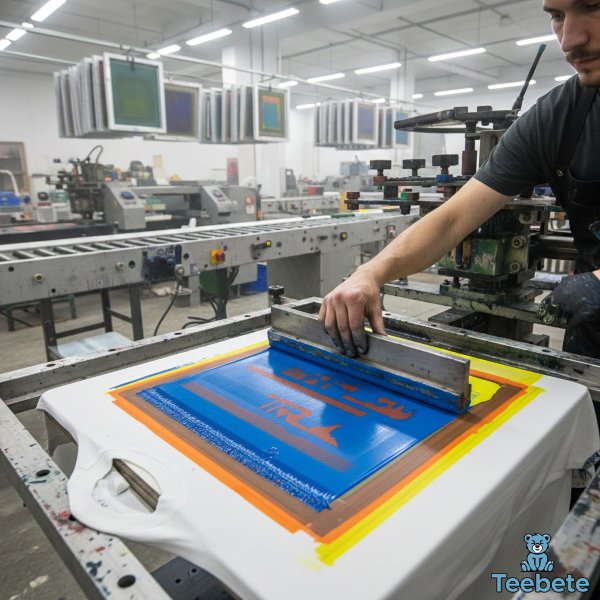 Screen Printing Process Traditional Method Screen Printing Process Traditional Method