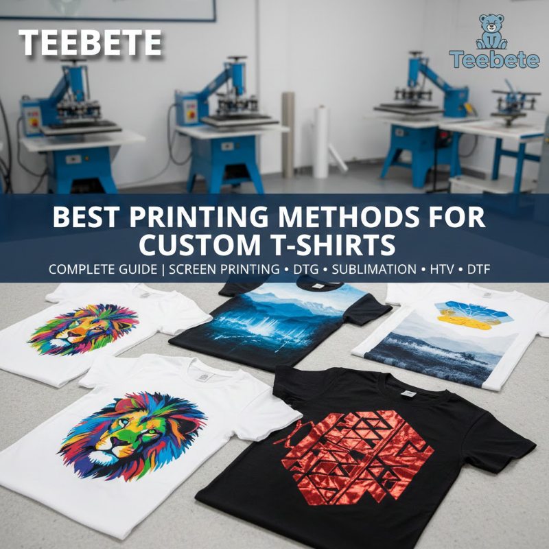 Best Printing Methods for Custom T-Shirts A Complete Guide 6 Best Printing Methods for Custom T-Shirts A Complete Guide