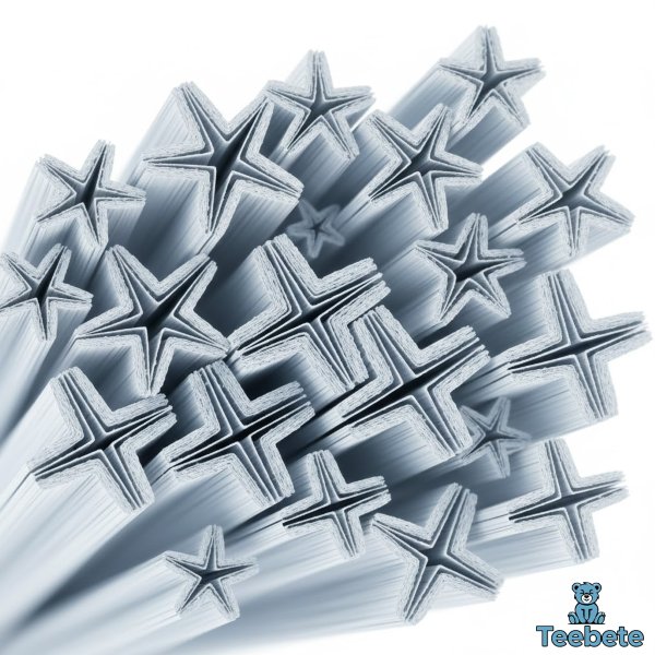 Polyester Fiber Cross Section Showing Wicking Channels Polyester Fiber Cross Section Showing Wicking Channels