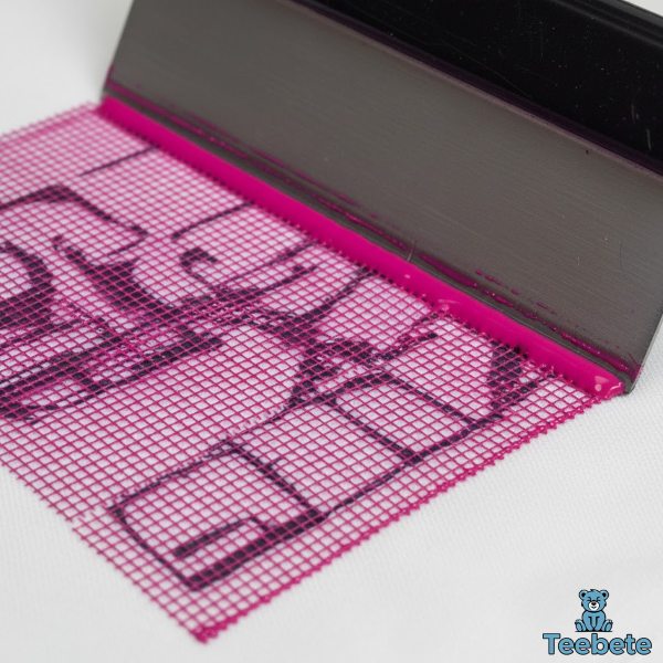 Screen Printing Mesh Stencil Ink Transfer Method Screen Printing Mesh Stencil Ink Transfer Method