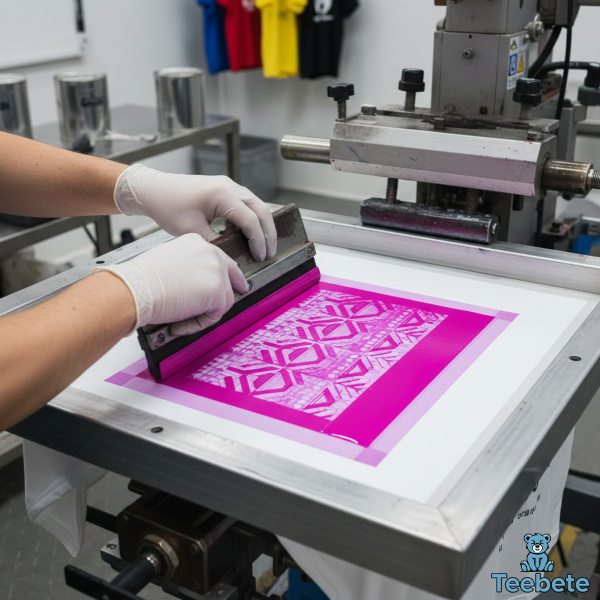 Screen Printing Process On Custom T Shirts Screen Printing Process On Custom T Shirts