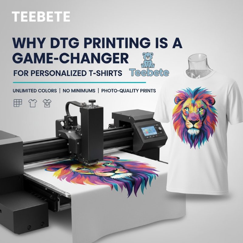 Why DTG Printing Is a Game-Changer for Personalized T-Shirts Why DTG Printing Is a Game-Changer for Personalized T-Shirts