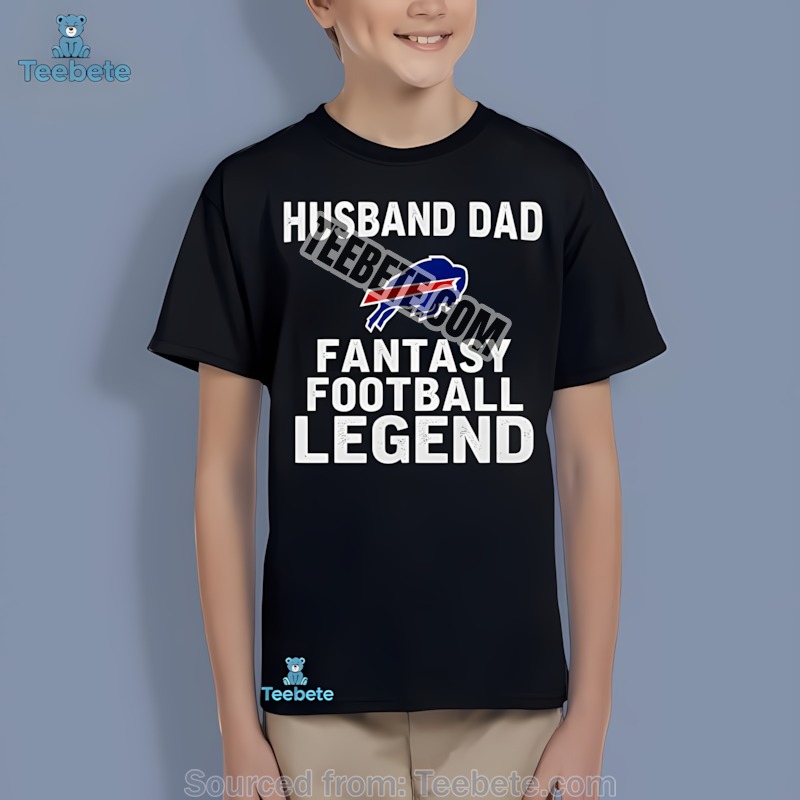 Buffalo Bills Husband Dad Fantasy Football Legend Unisex Youth T-Shirt Buffalo Bills Husband Dad Fantasy Football Legend Unisex Youth T-Shirt
