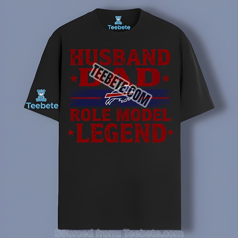 Buffalo Bills Husband Dad Role Model Legend Vintage Shirt