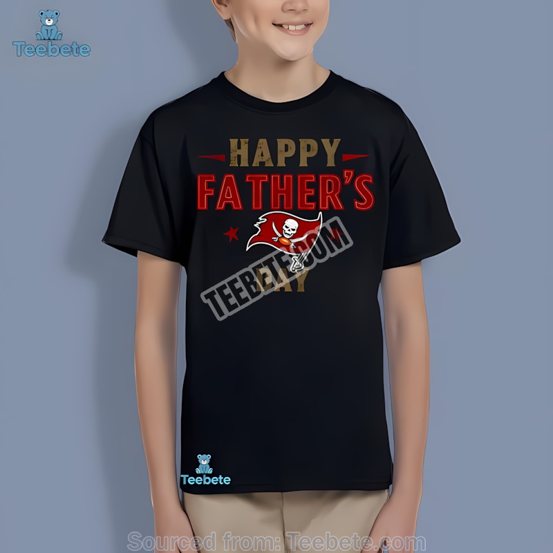 Tampa Bay Buccaneers Happy Father Day Cotton Youth T-Shirt Tampa Bay Buccaneers Happy Father Day Cotton Youth T-Shirt