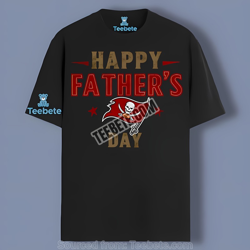 Tampa Bay Buccaneers Happy Father Day Cotton Shirt