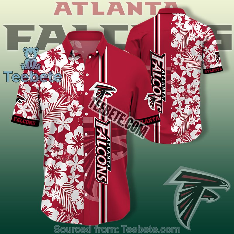 Atlanta Falcons Classic Hawaiian Shirts With Flamingo Paint In Red Design