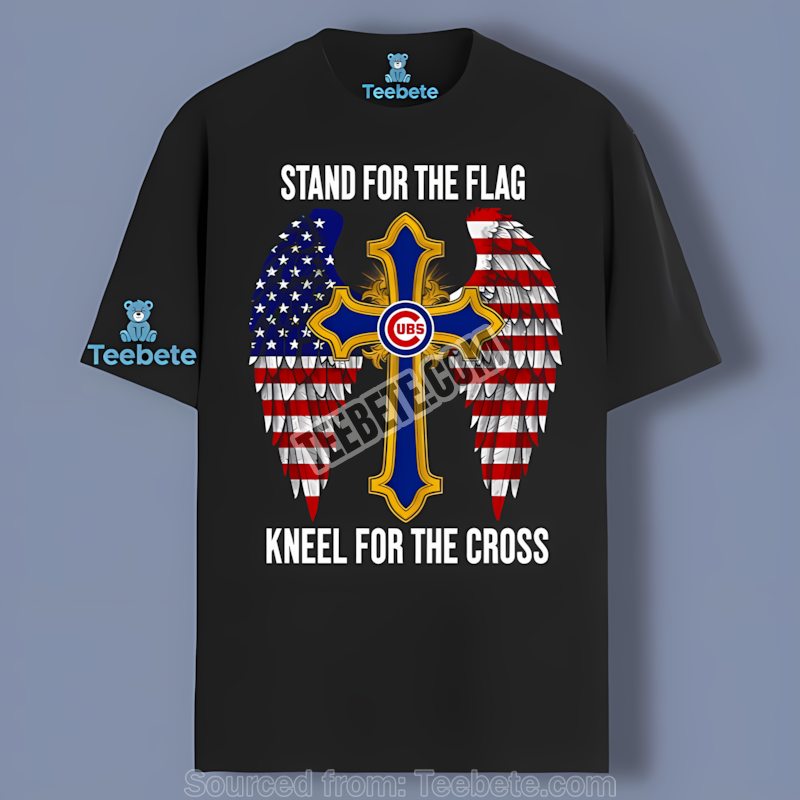 Chicago Cubs Flag And Cross Faith Graphic Shirt