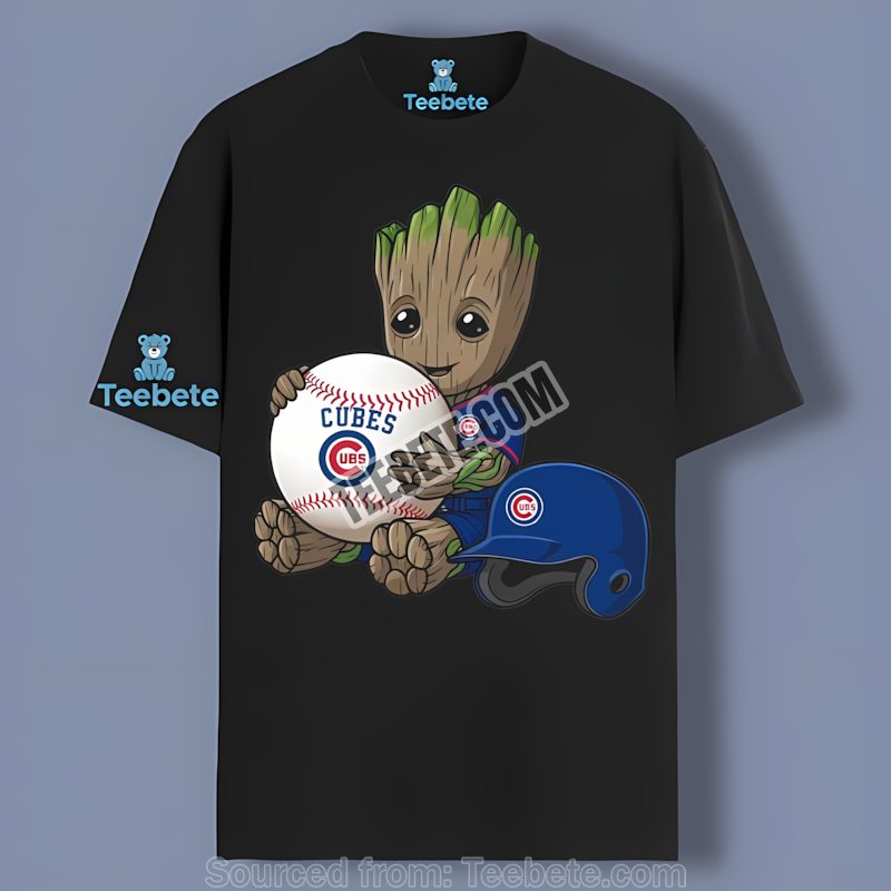 Chicago Cubs Groot Baseball Shirt In Regular Style