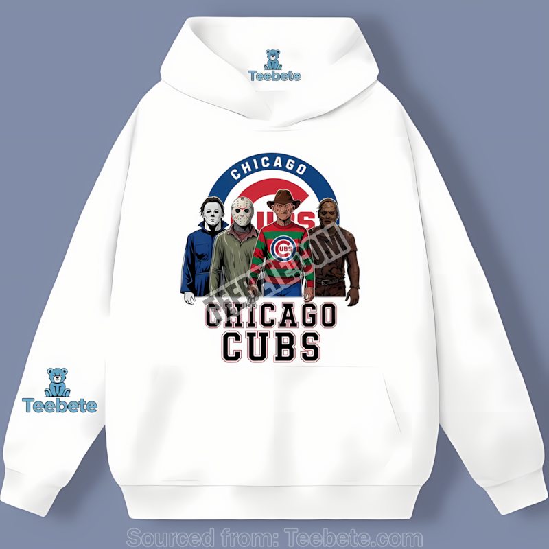 Chicago Cubs Halloween Horror Killers Baseball Sports Hoodie Chicago Cubs Halloween Horror Killers Baseball Sports Hoodie