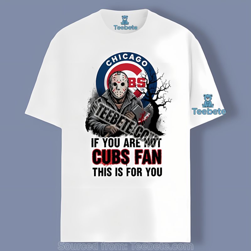 Chicago Cubs Halloween Jason Voorhees Vintage Style Shirt
