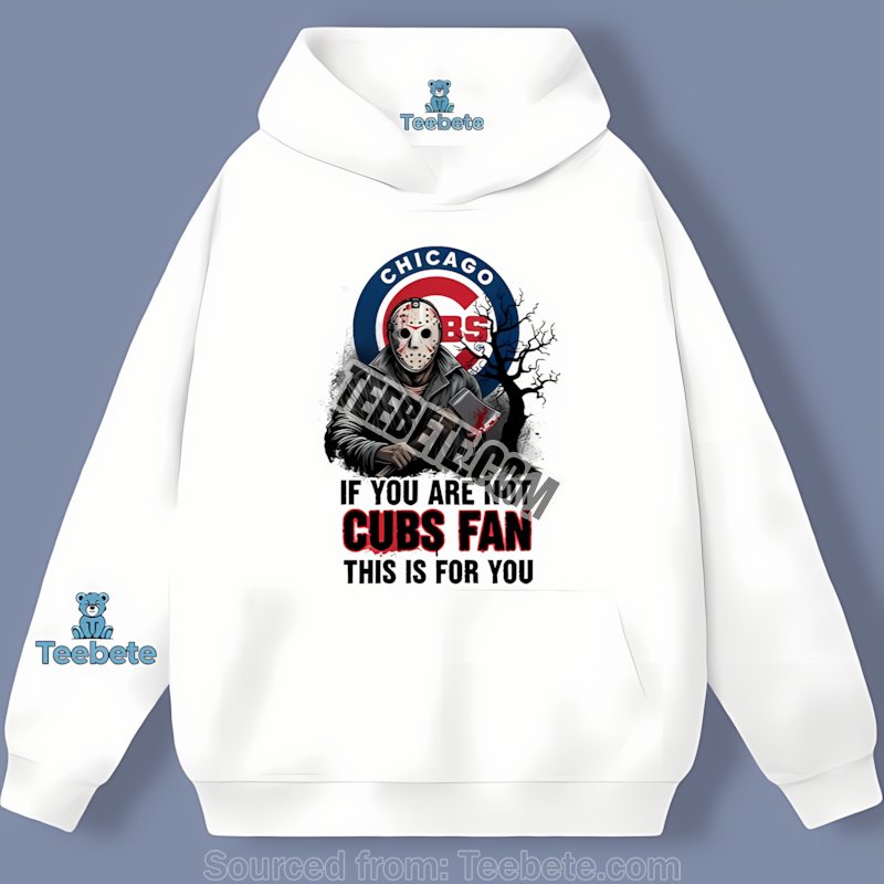 Chicago Cubs Halloween Jason Voorhees Vintage Style Hoodie Chicago Cubs Halloween Jason Voorhees Vintage Style Hoodie