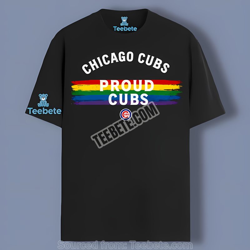 Chicago Cubs Lgbt Pride Rainbow Baseball Vintage Shirt