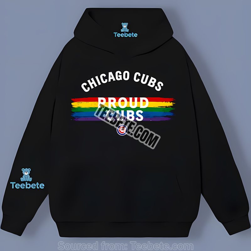 Chicago Cubs Lgbt Pride Rainbow Baseball Vintage Hoodie Chicago Cubs Lgbt Pride Rainbow Baseball Vintage Hoodie