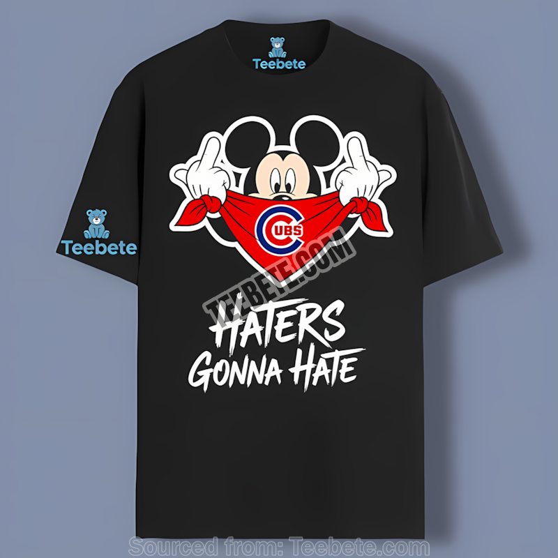 Chicago Cubs Mickey Haters Gonna Hate Regular Baseball Shirt
