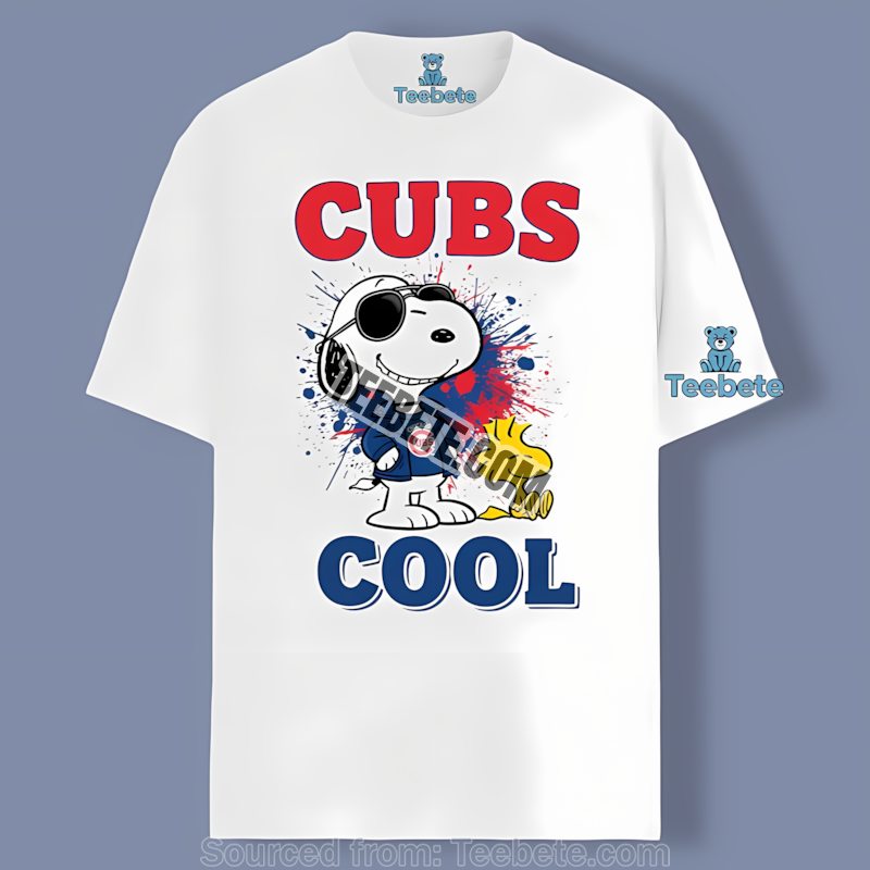 Chicago Cubs Snoopy Cool Baseball Fan Unisex Shirt