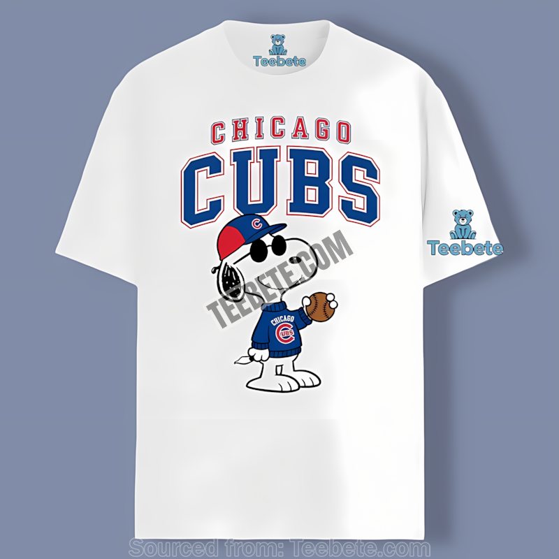 Chicago Cubs Vs Cool Snoopy Baseball Sports Shirt