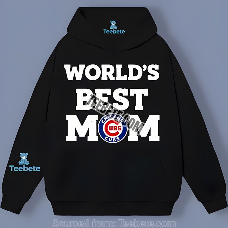 Chicago Cubs Worlds Best Mom Vintage Style Hoodie Chicago Cubs Worlds Best Mom Vintage Style Hoodie