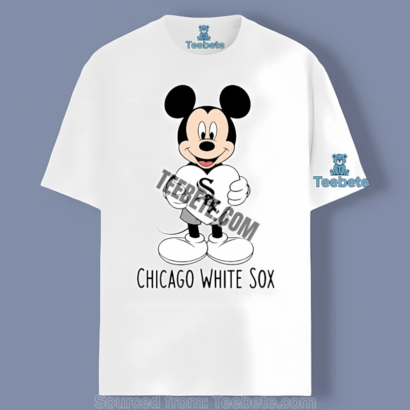 Chicago White Sox Mickey Heart Unisex Shirt