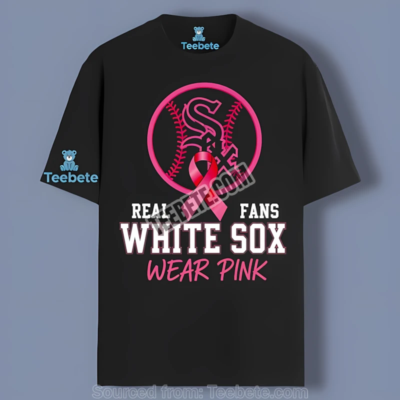 Chicago White Sox Real Fans Wear Pink Trendy Shirt