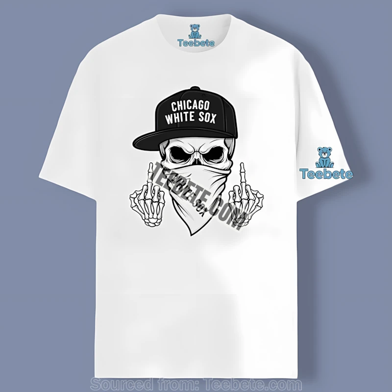 Chicago White Sox Skull Bandana Color Shirt