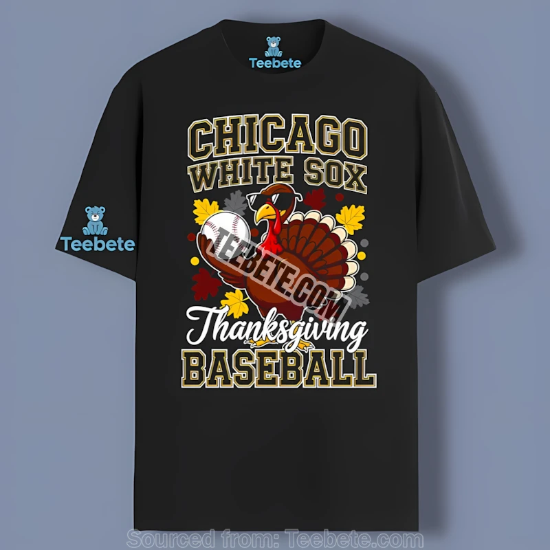 Chicago White Sox Thanksgiving Baseball Turkey Trendy Shirt