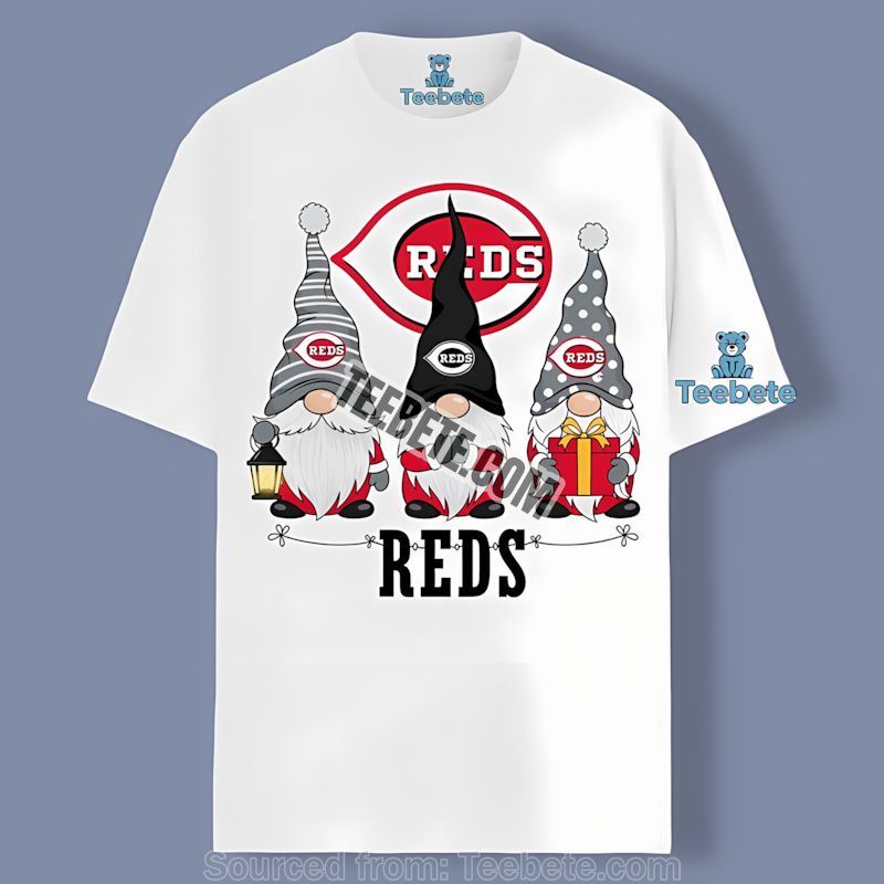 Cincinnati Reds Christmas Gnomes Graphic Shirt