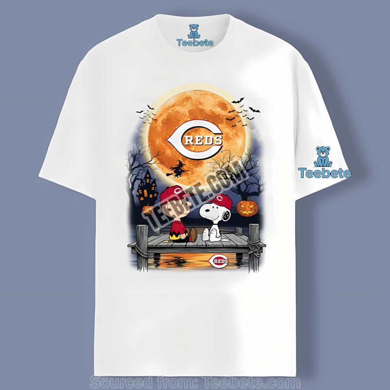Cincinnati Reds Halloween Charlie Brown And Snoopy Vintage Shirt