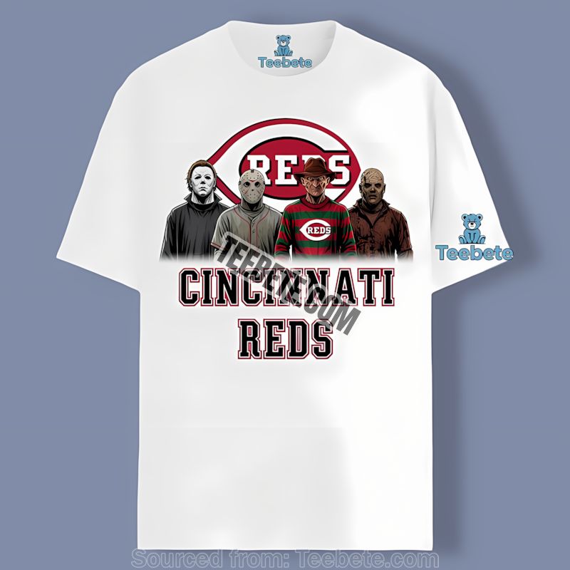 Cincinnati Reds Happy Hallothanksmas Fan Tee