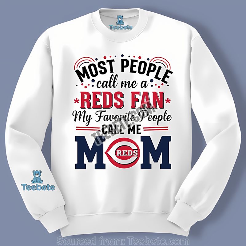 Cincinnati Reds Mom Favorite People Retro Long Sleeve Cincinnati Reds Mom Favorite People Retro Long Sleeve