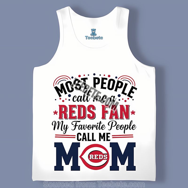 Cincinnati Reds Mom Favorite People Retro Tanktop Cincinnati Reds Mom Favorite People Retro Tanktop