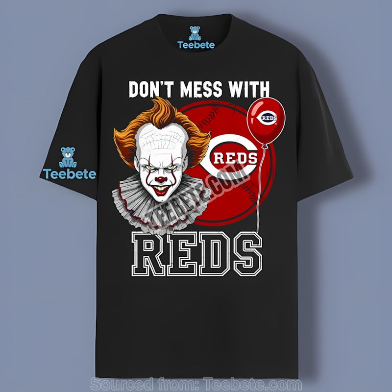 Cincinnati Reds Pennywise Halloween Graphic Shirt