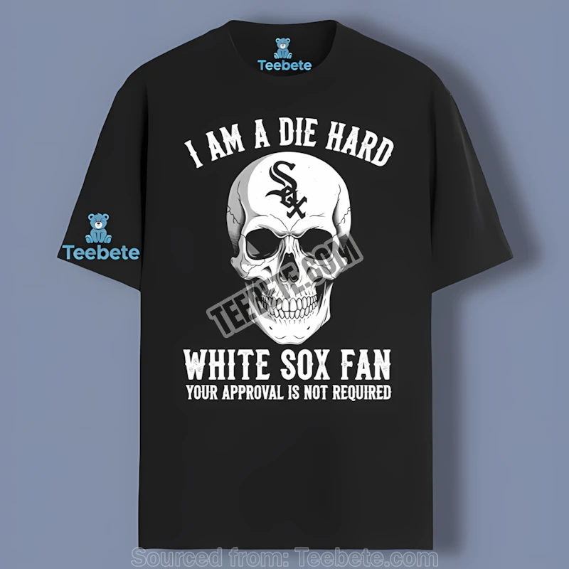 Die Hard Chicago White Sox Fan Skull Classic Shirt