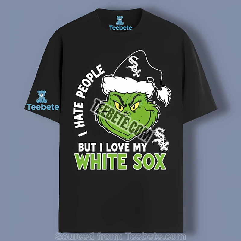 Grinch I Hate People But Love Chicago White Sox Retro Shirt