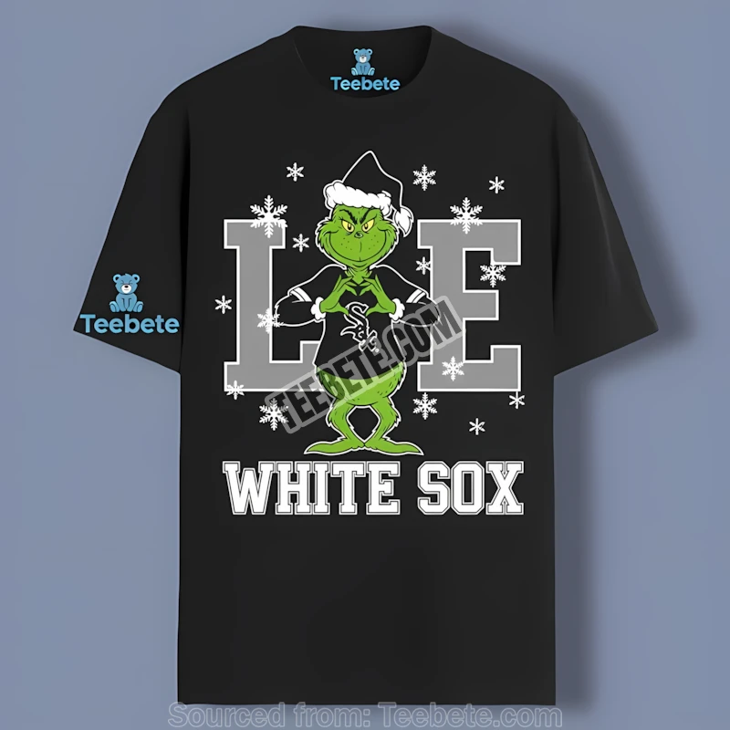 Grinch Love Chicago White Sox Christmas Color Shirt