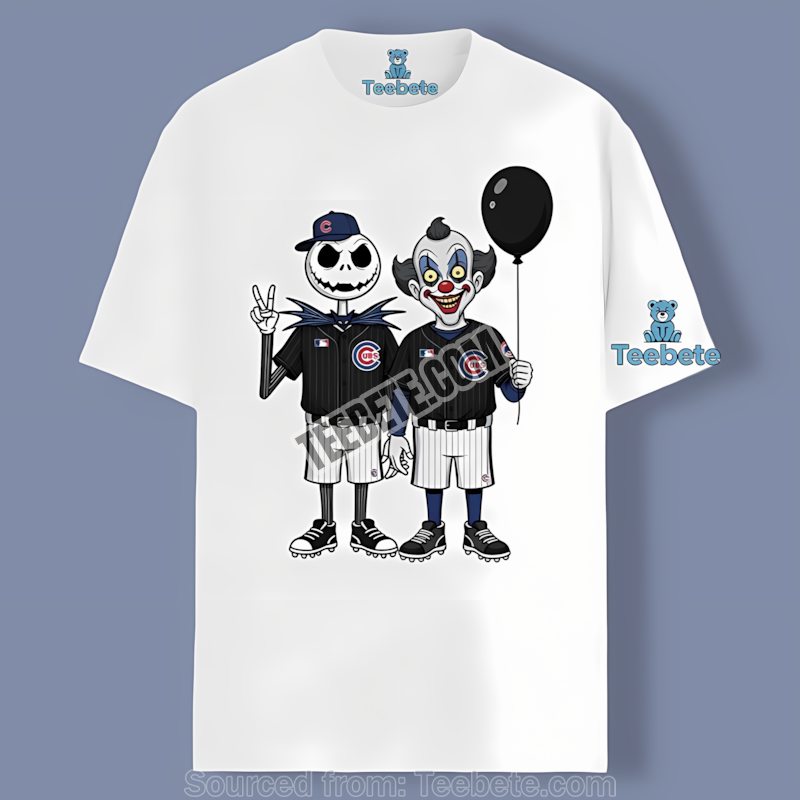 Halloween Cubs Jack Skellington Pennywise Unisex Shirt