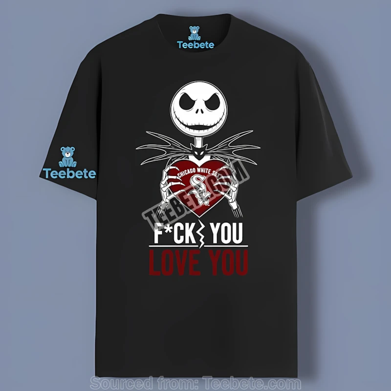 Jack Skellington Chicago White Sox Heart Classic Shirt