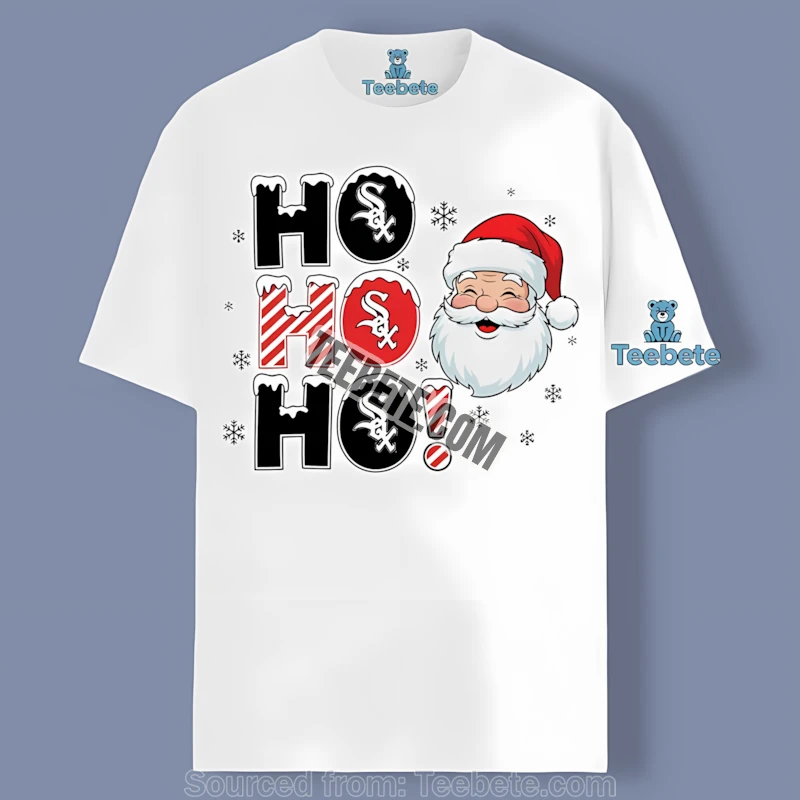 Merry Christmas Chicago White Sox Ho Ho Ho Santa Trendy Shirt