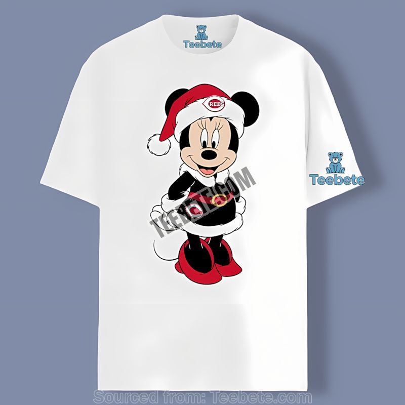 Minnie Mouse Cincinnati Reds Christmas Retro Shirt