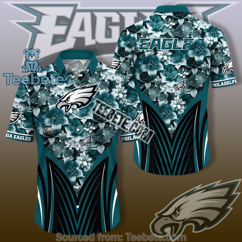 Philadelphia Eagles Green Hawaiian Shirt Day For Game Day Summer Fans