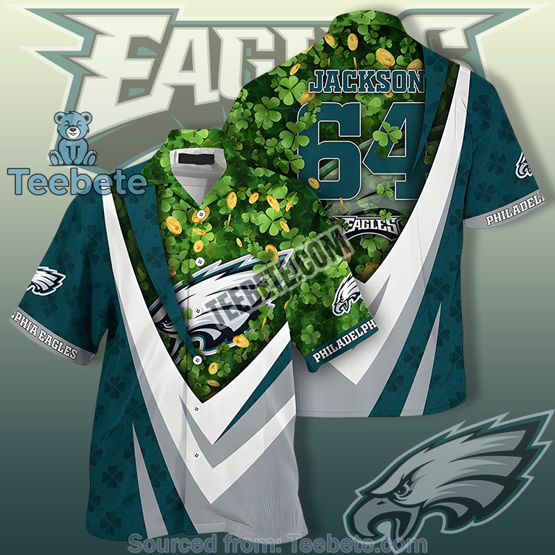 Philadelphia Eagles Green Hawaiian Shirt Day For Game Day Summer Fans