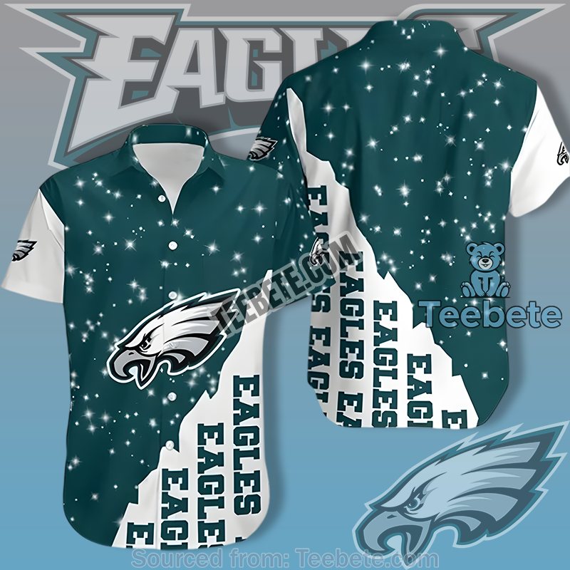 Philadelphia Eagles Green Hawaiian Shirts For Sale With Casual Summer Style