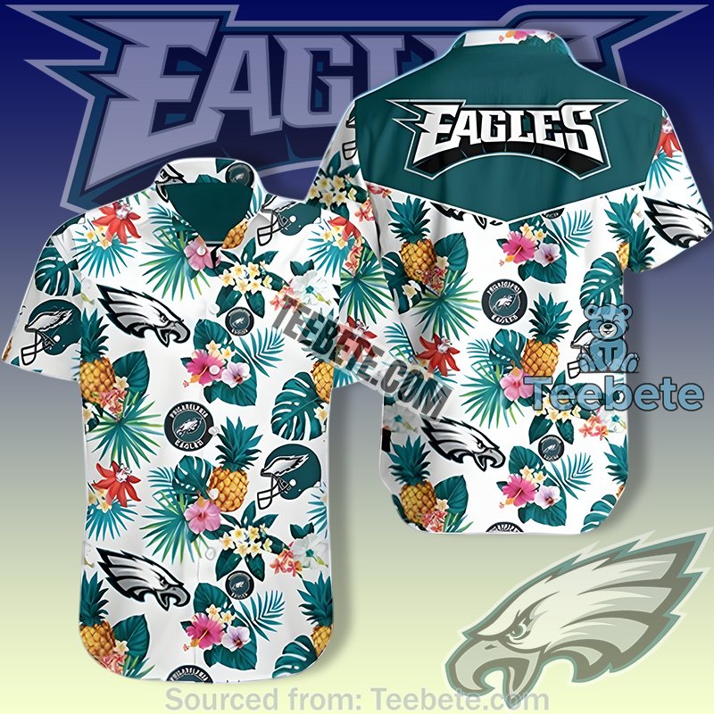 Philadelphia Eagles Green Hawaiian Style Shirts With Mickey Saint Patricks Look