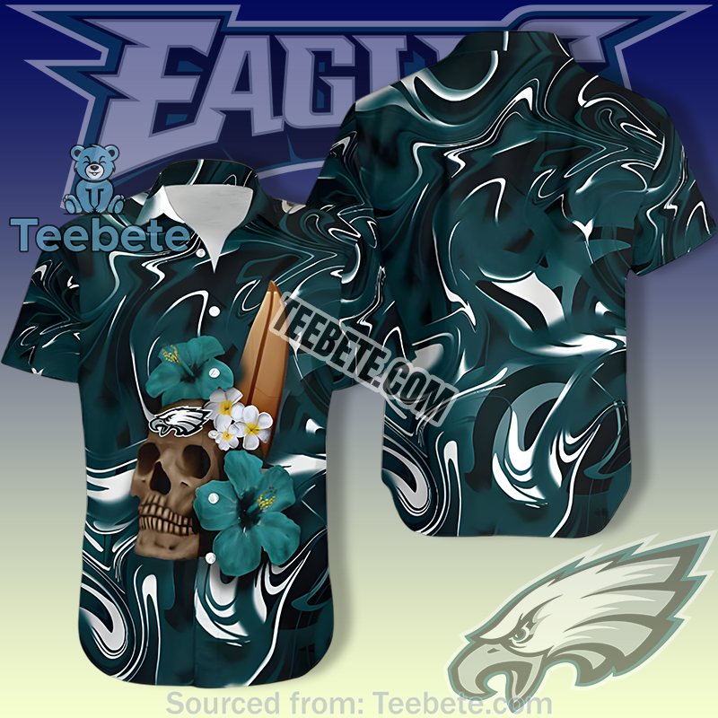 Philadelphia Eagles Green Royal Hawaiian Shirts With Mickey Player Graphic