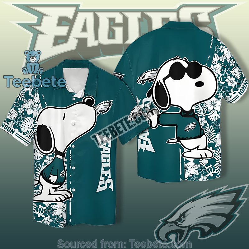 Philadelphia Eagles Green Royal Hawaiian Shirts With Mickey Player Graphic