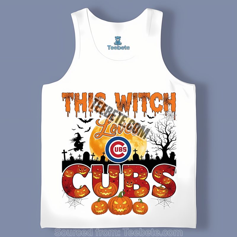 This Witch Loves Chicago Cubs Halloween Color Tanktop This Witch Loves Chicago Cubs Halloween Color Tanktop