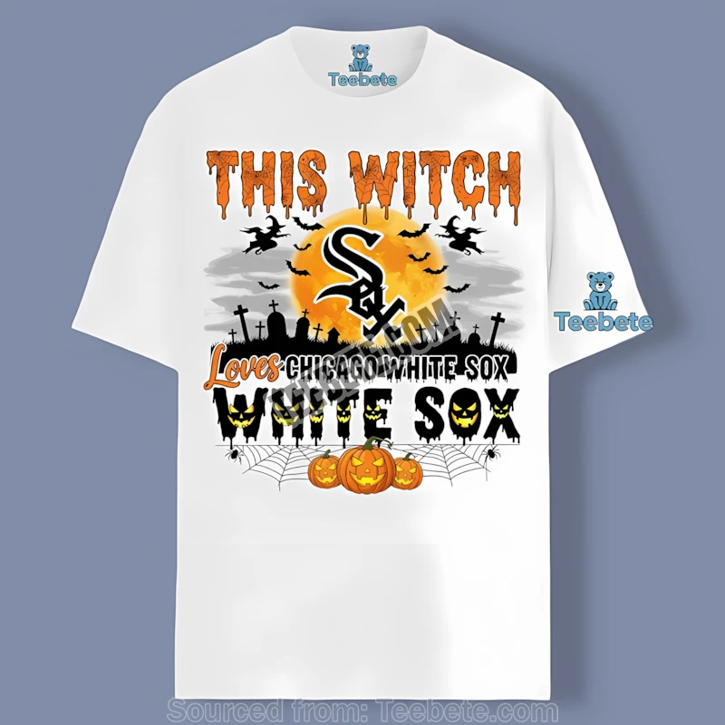 This Witch Loves Chicago White Sox Halloween Vintage Shirt
