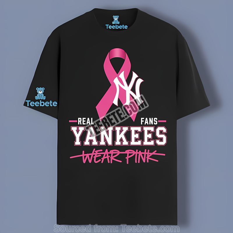 Breast Cancer Awareness New York Yankees Pink Cotton Shirt Fans
